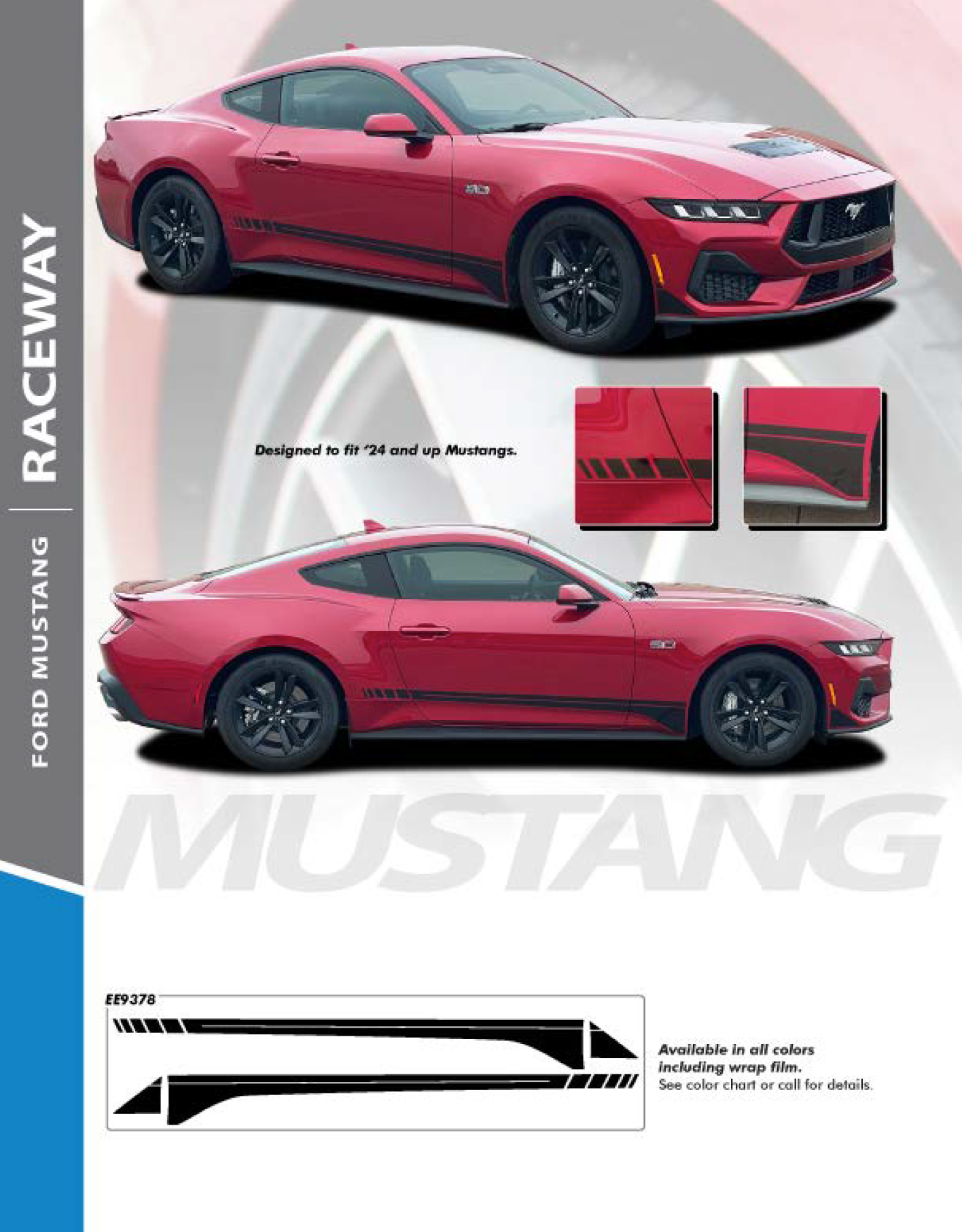 2024+ Mustang Raceway Bottom Rockers