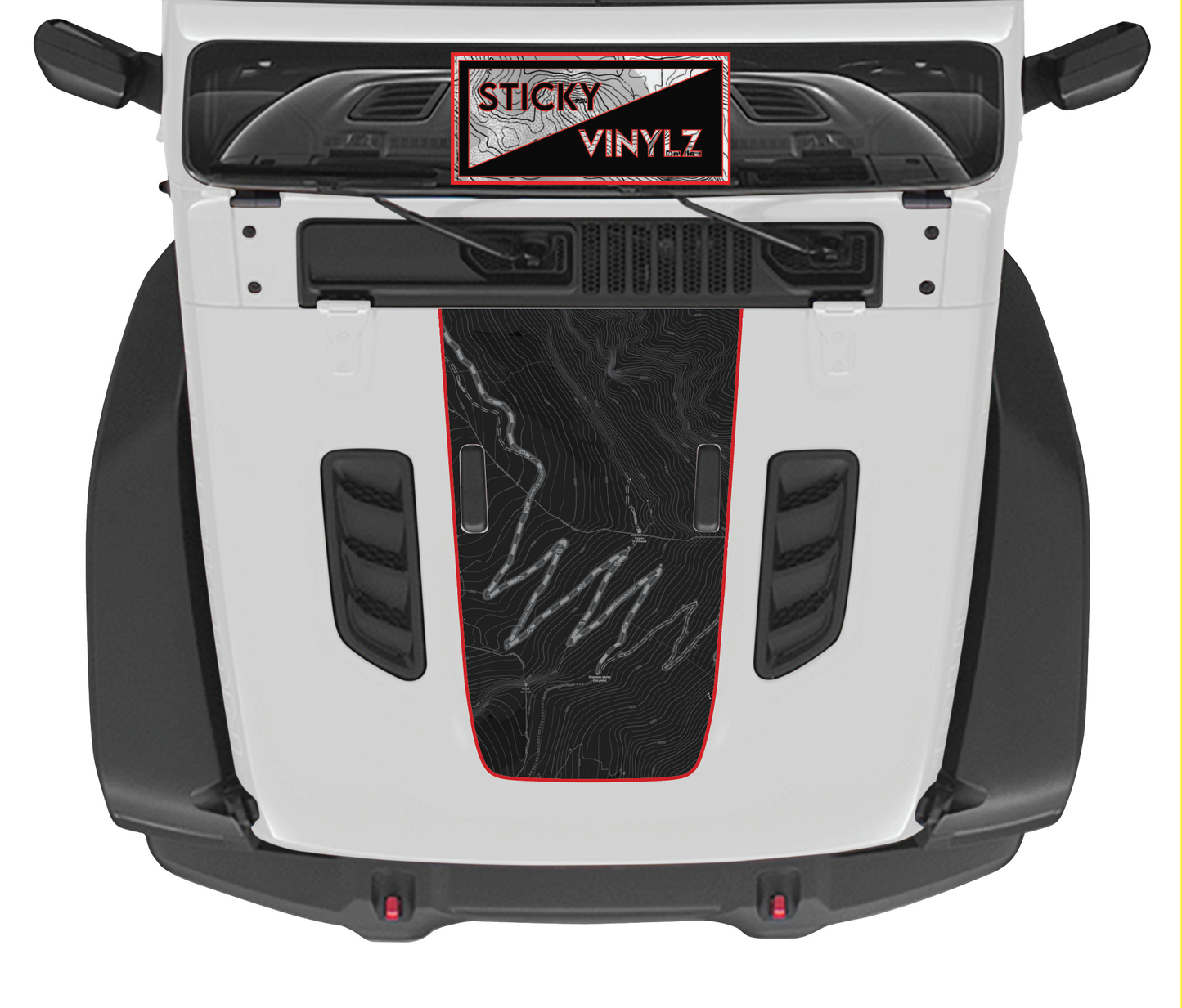 Hood Top Insert, Rubicon