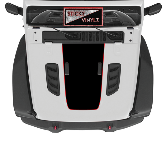 Hood Top Insert, Rubicon
