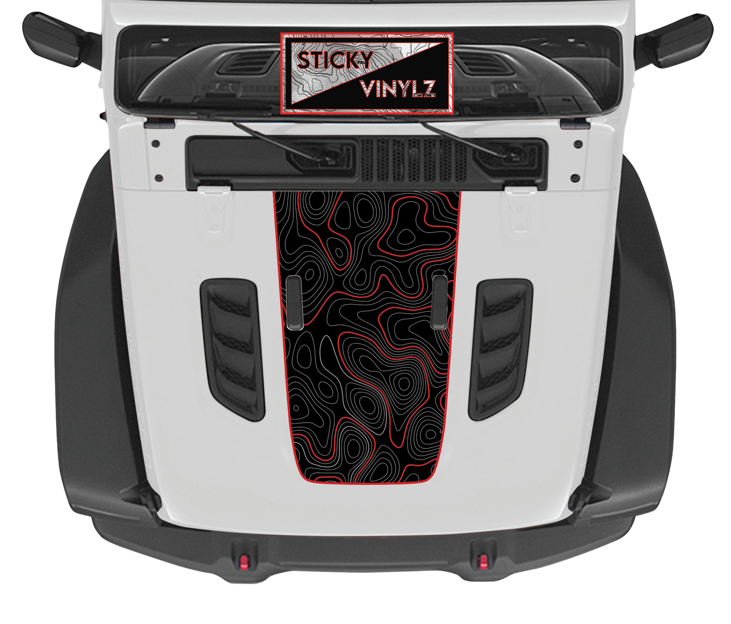 Hood Top Insert, Rubicon