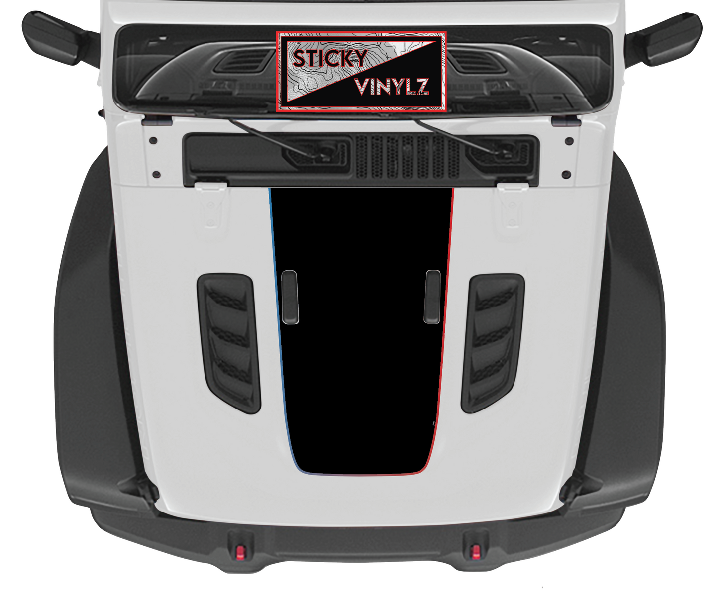 Hood Top Insert, Rubicon