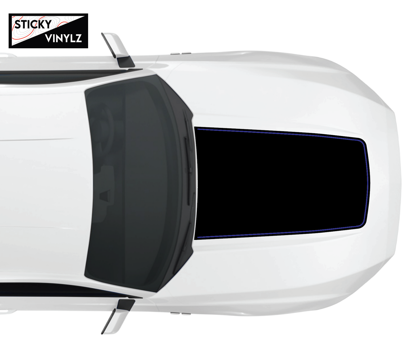 2024+ Mustang Non-GT Hood Insert w/Color Accent