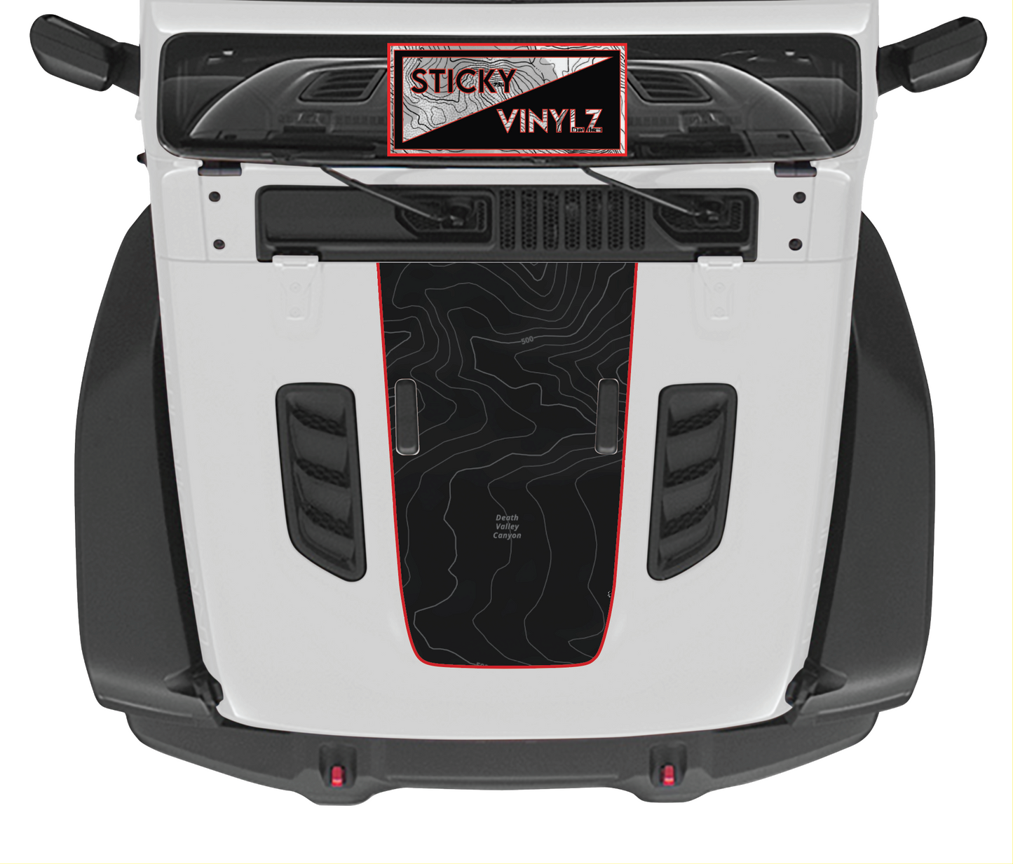 Hood Top Insert, Rubicon