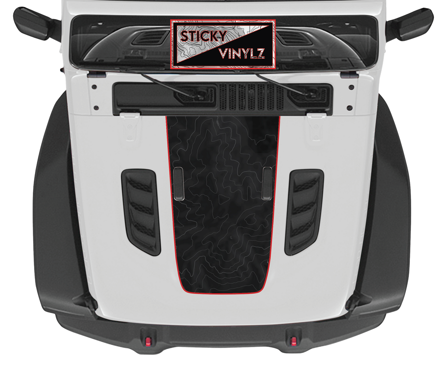 Hood Top Insert, Rubicon