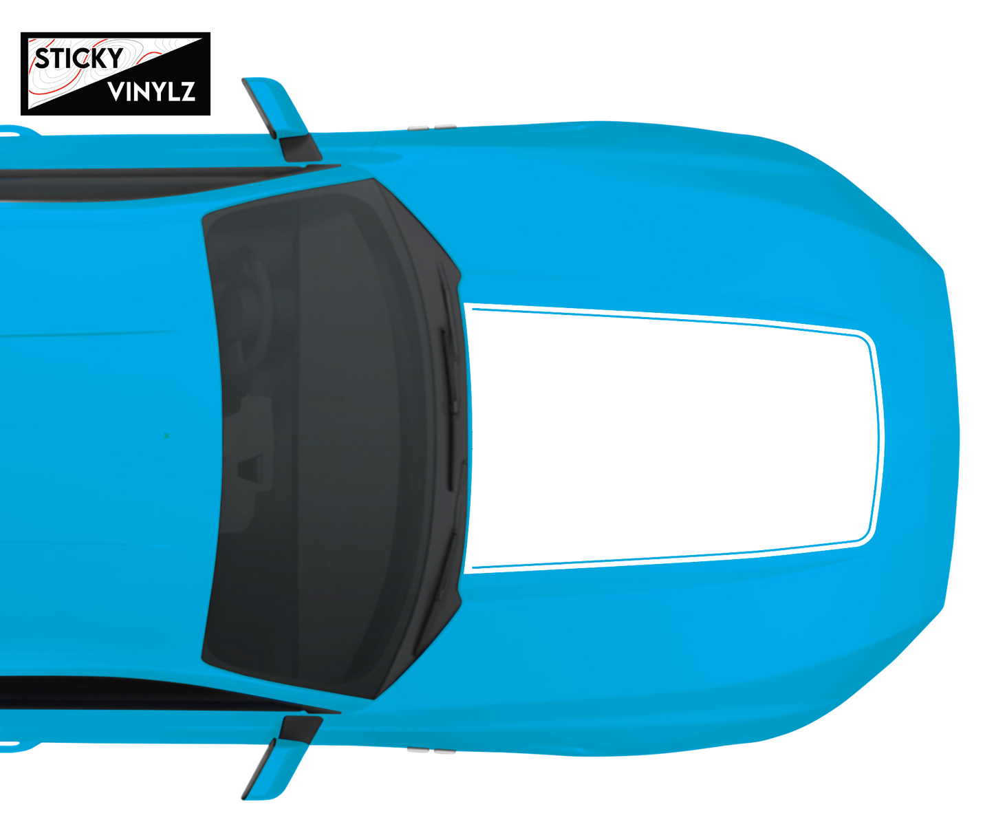 2024+ Mustang Non-GT Hood Insert