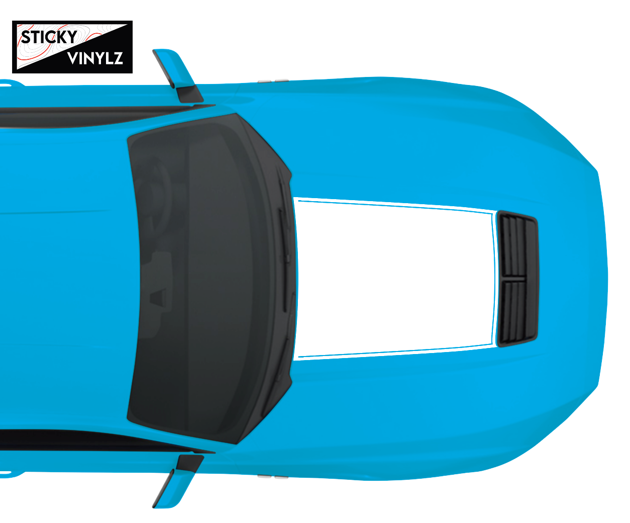 2024+ Mustang GT Hood Insert