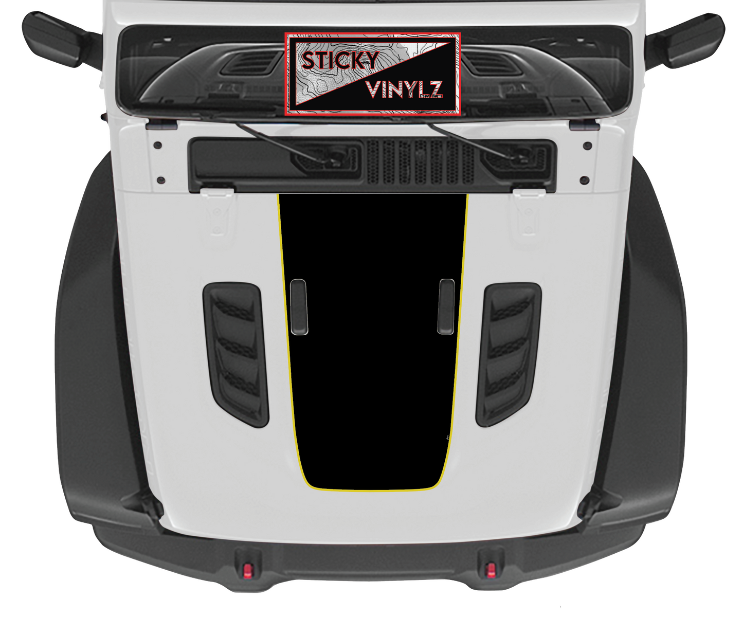 Hood Top Insert, Rubicon