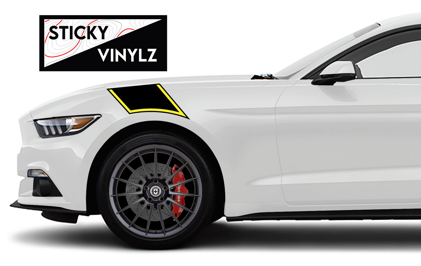 2015-2023 Mustang Front Hash Marks