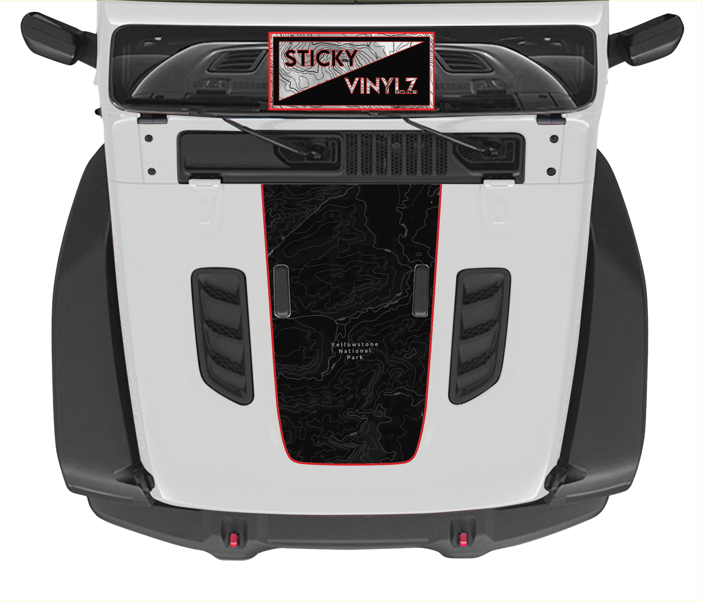 Hood Top Insert, Rubicon