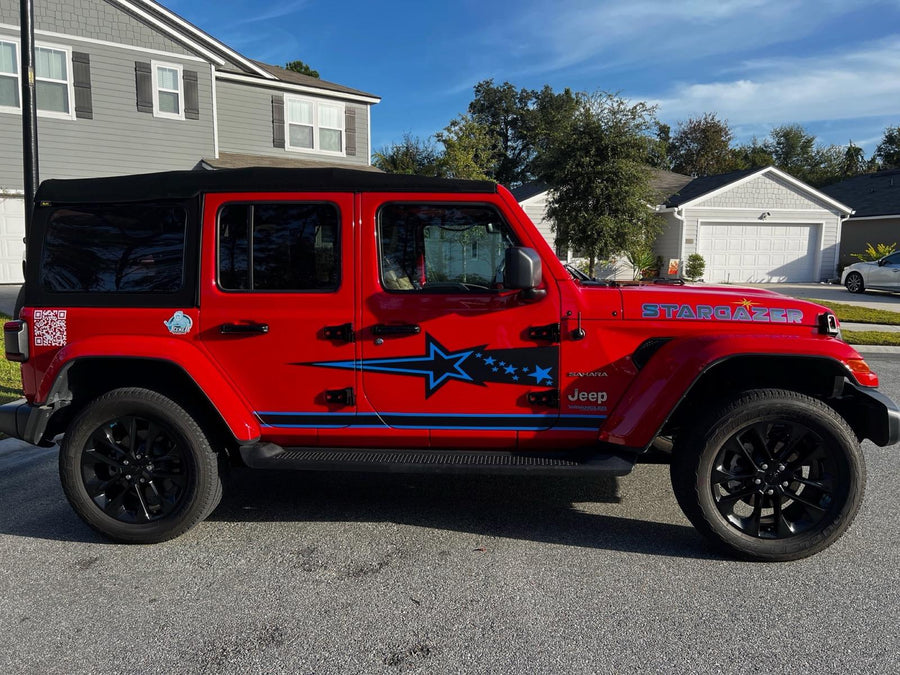 Customer Wrangler JL/JLU with Sticky Vinylz graphics