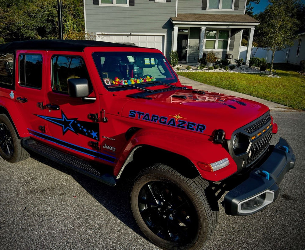 Customer rig with Sticky Vinylz graphics