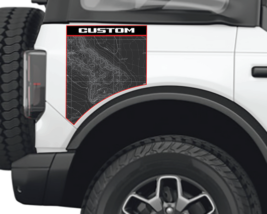 Bronco Rear Side Fender
