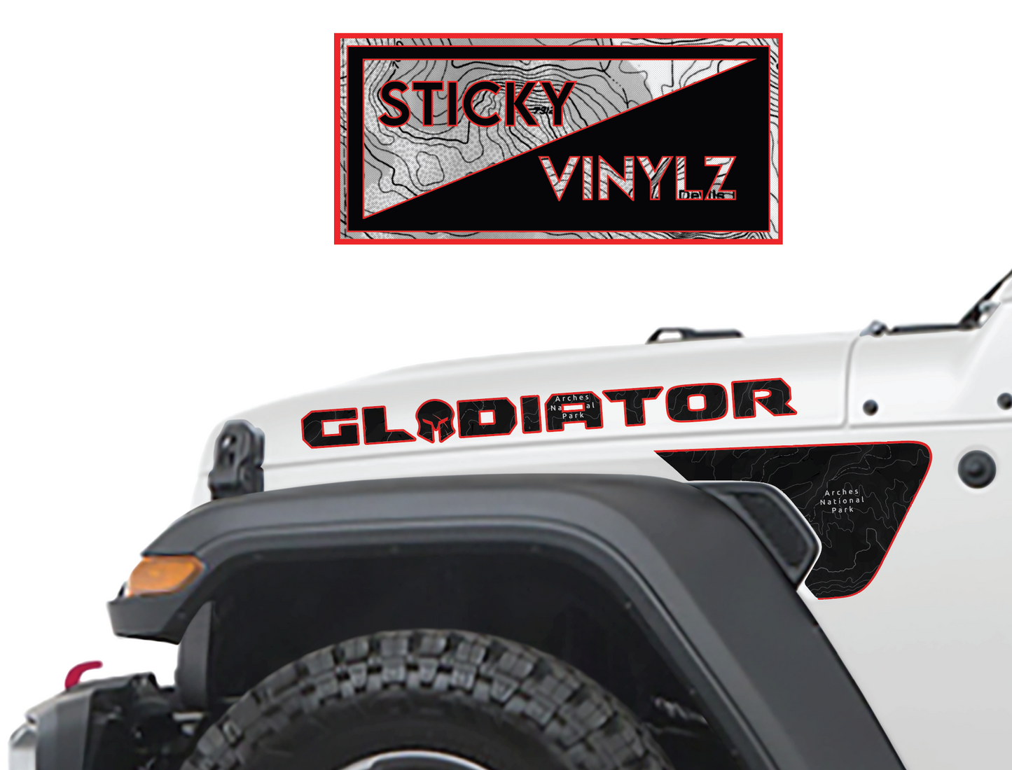 GLADIATOR Hood Side Vinyl