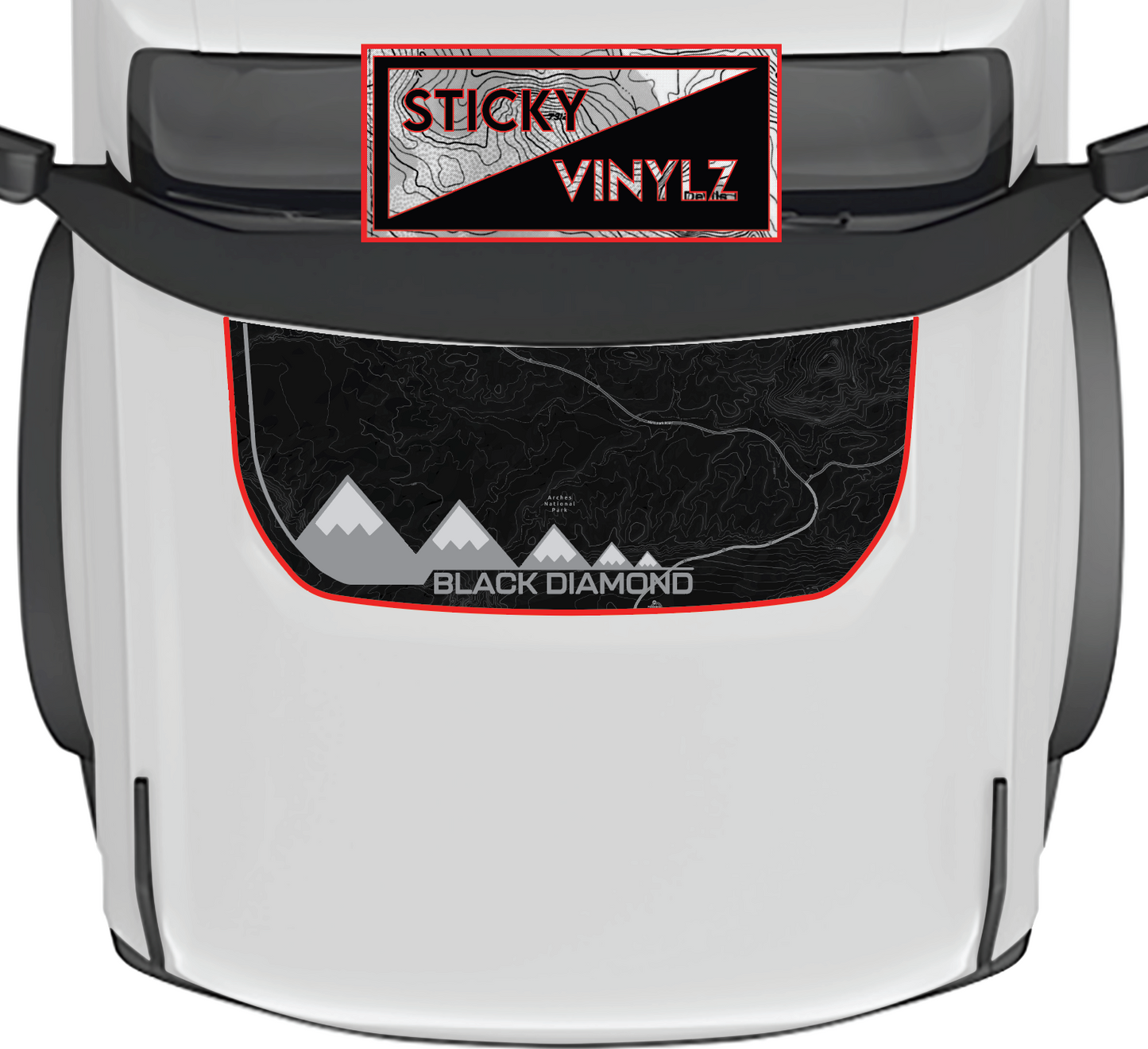 Bronco Rounded Hood Bump