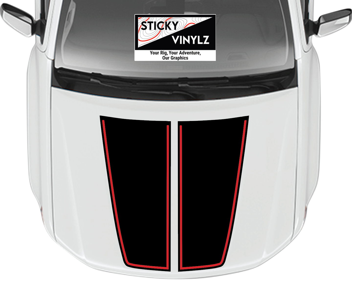 Hood Top Split Insert, Chevy Colorado 2015 - 2022