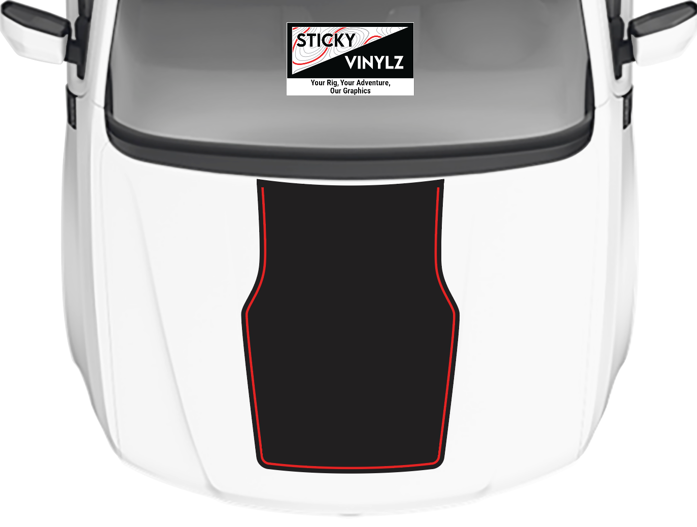 Hood Top Insert, 1x Piece, Ford Maverick 2022+