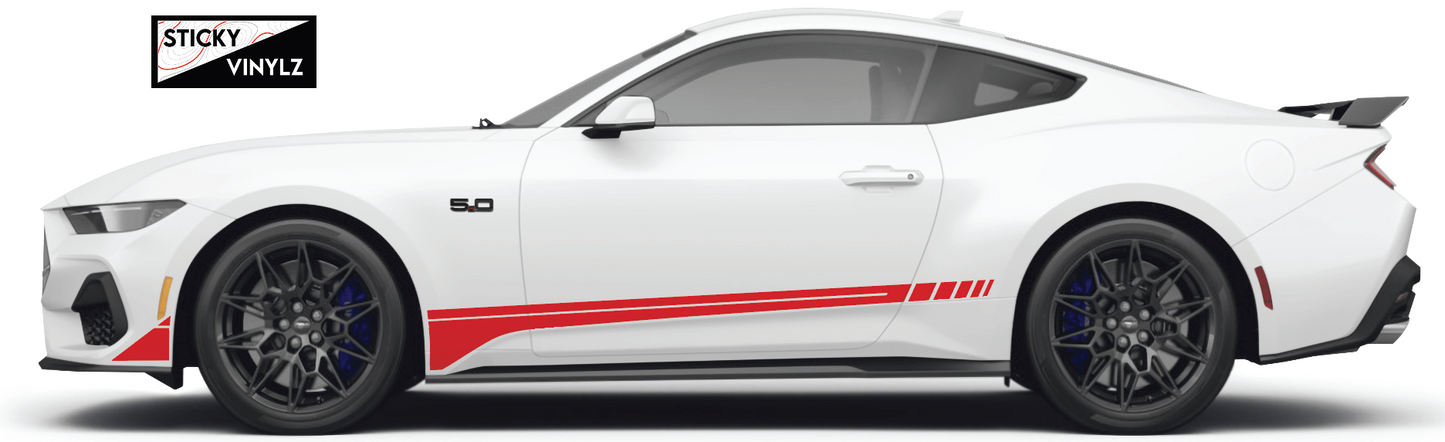 2024+ Mustang Raceway Bottom Rockers