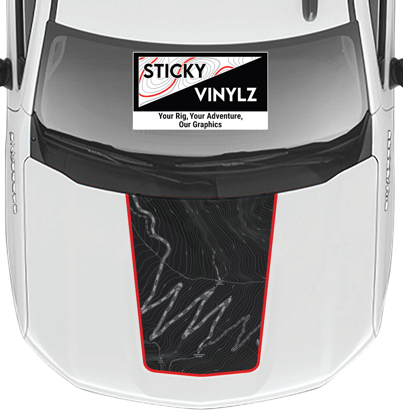 Hood Top Insert, Chevy Silverado 2019+