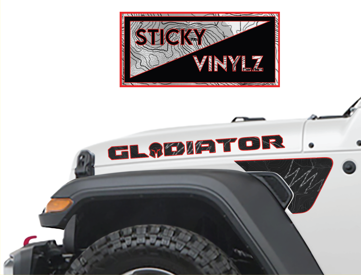 GLADIATOR Hood Side Vinyl