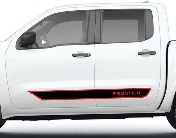 Nissan Frontier Solid Color Cab Side Strip