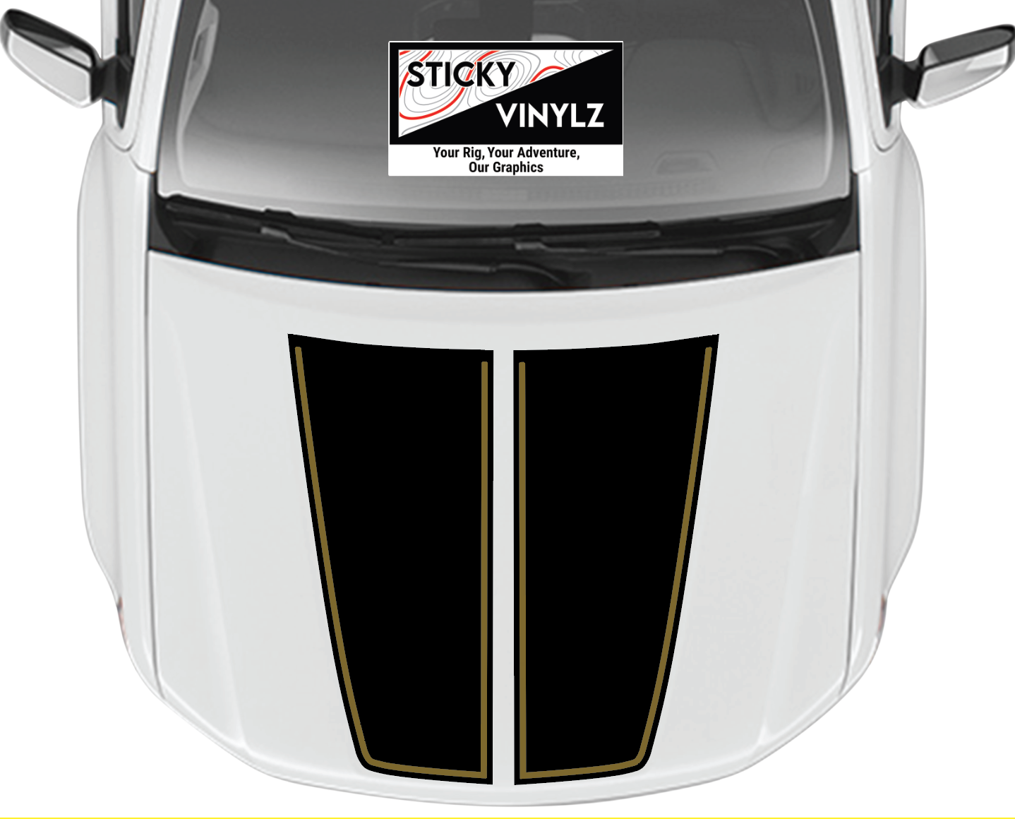 Hood Top Split Insert, Chevy Colorado 2015 - 2022