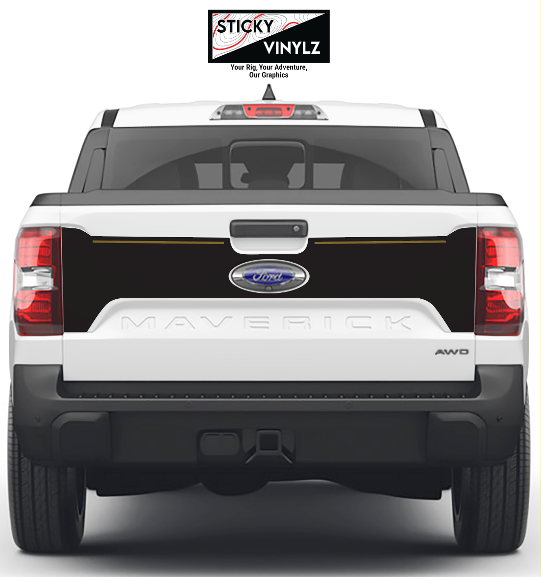 Tailgate Wrap Kit, Ford Maverick 2022+