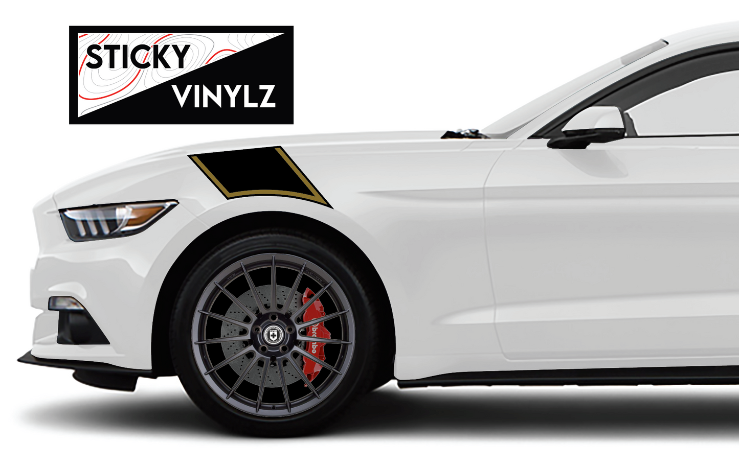 2015-2023 Mustang Front Hash Marks