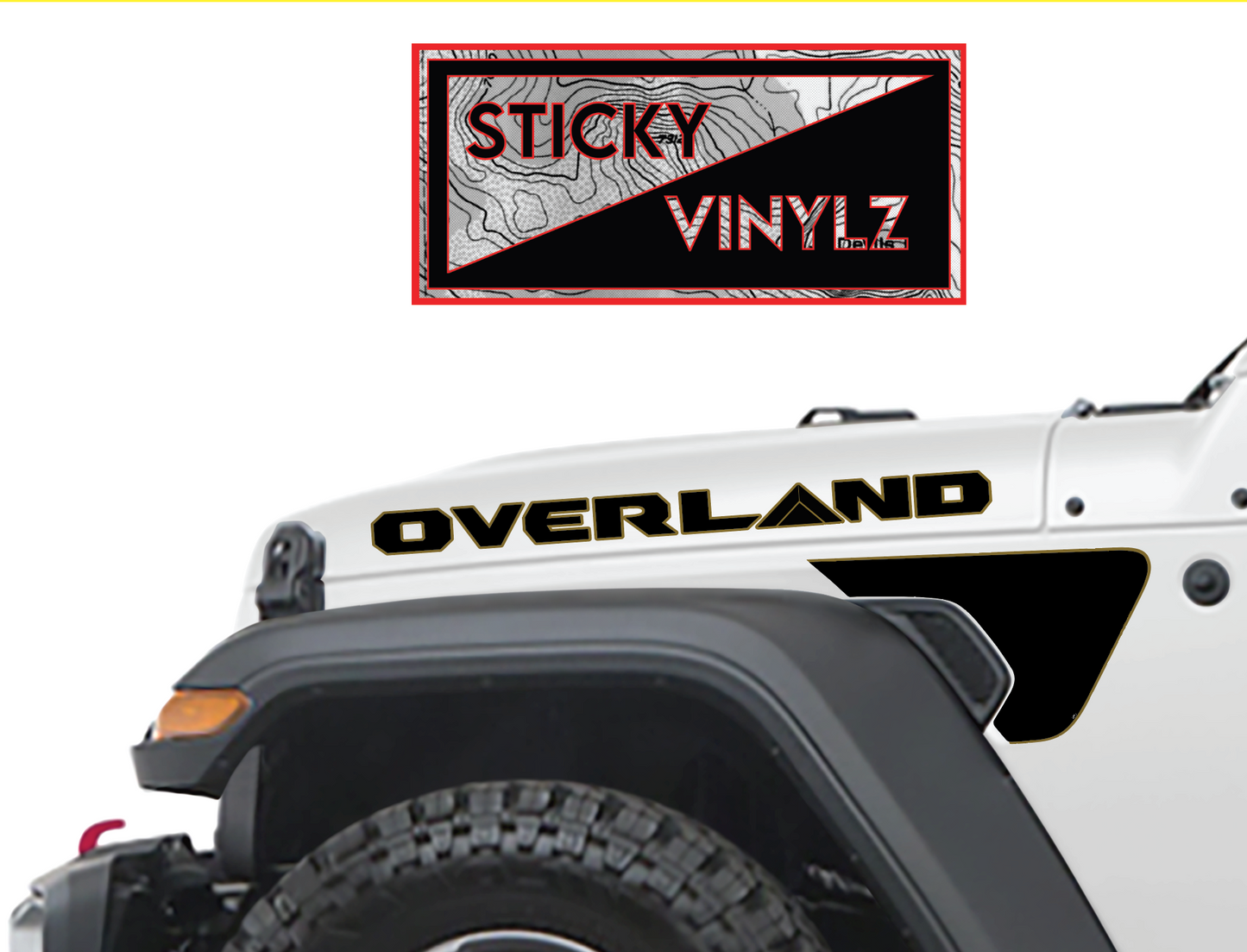 OVERLAND Hood Side Vinyl