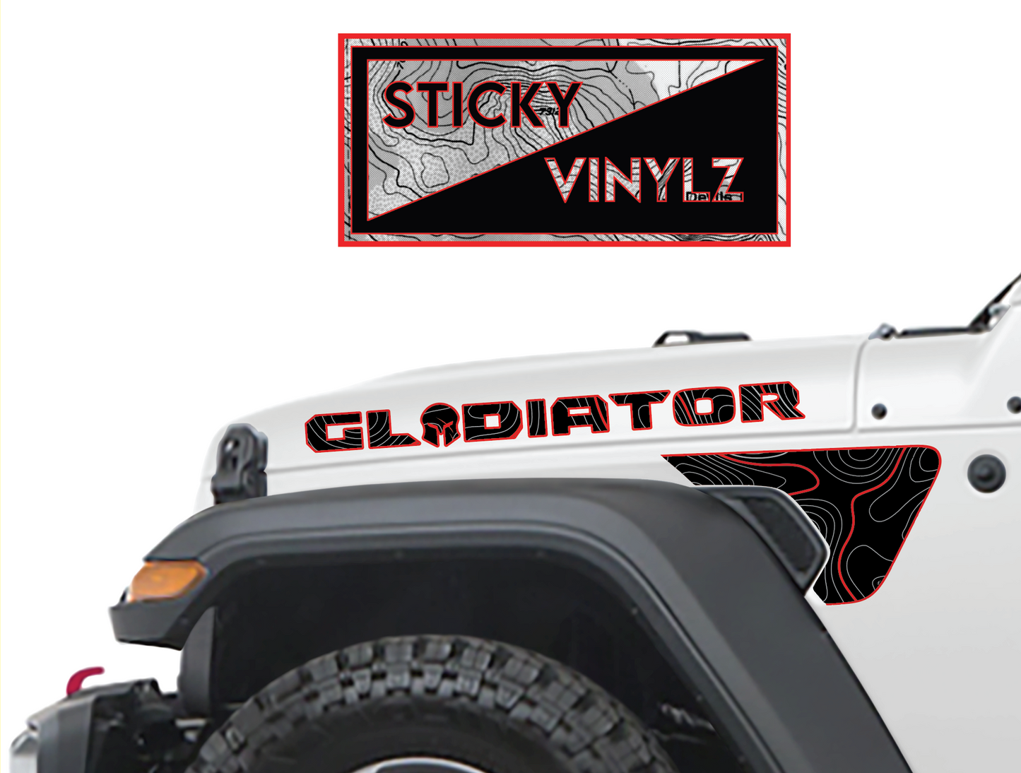 GLADIATOR Hood Side Vinyl