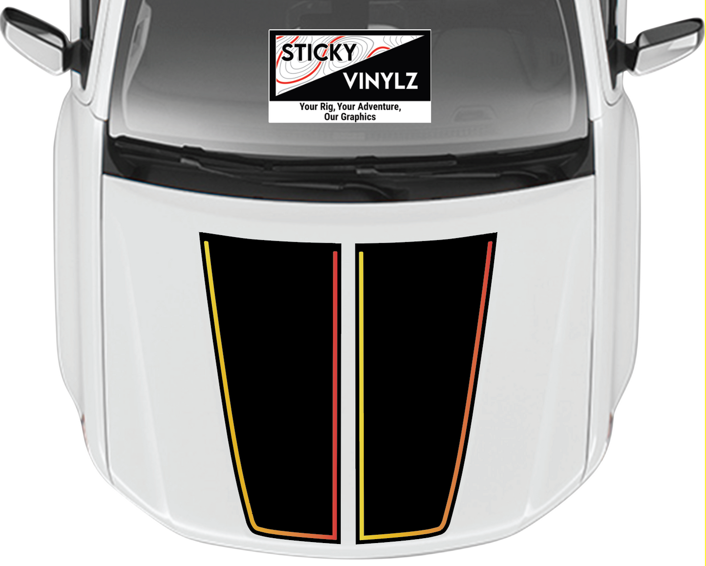 Hood Top Split Insert, Chevy Colorado 2015 - 2022