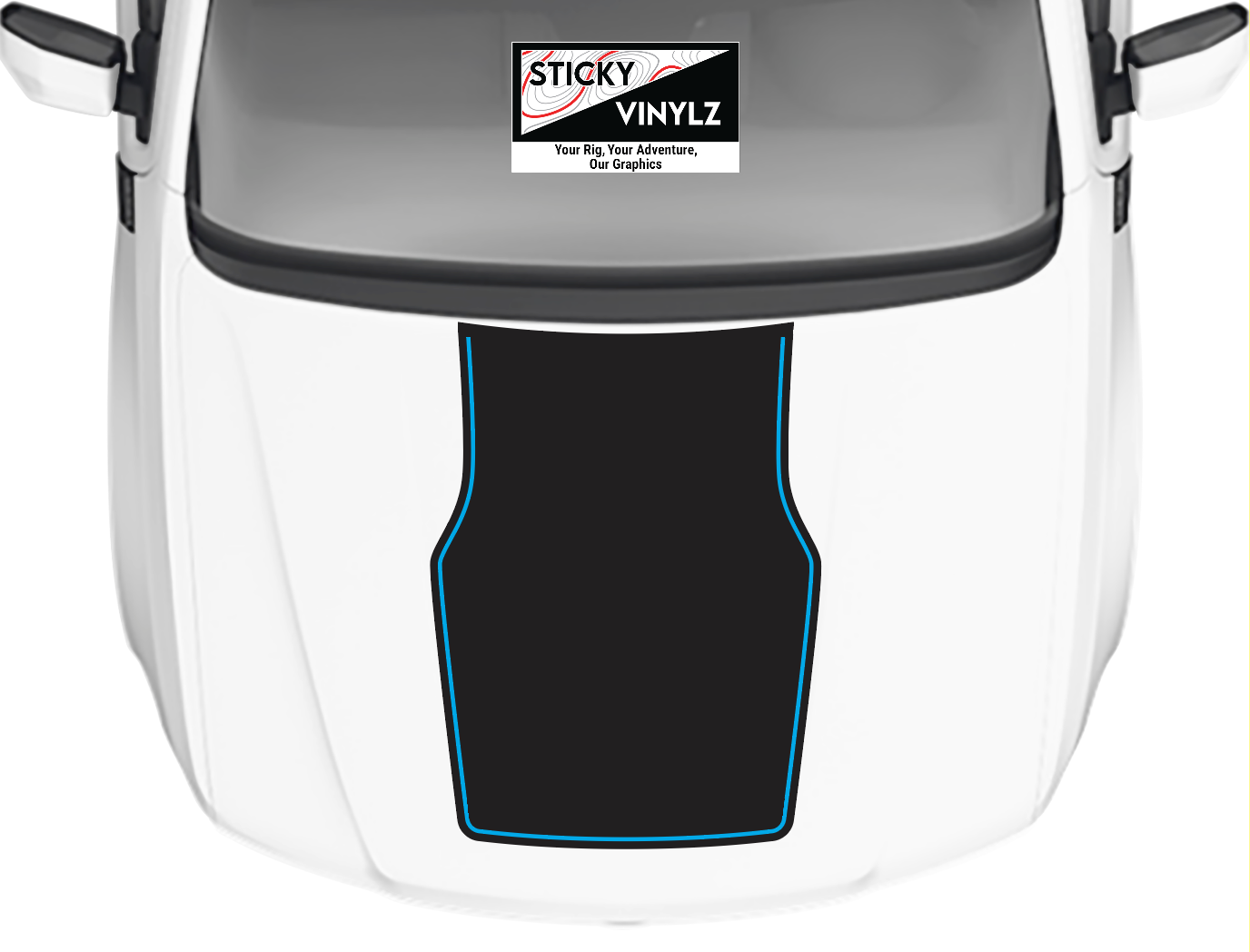 Hood Top Insert, 1x Piece, Ford Maverick 2022+