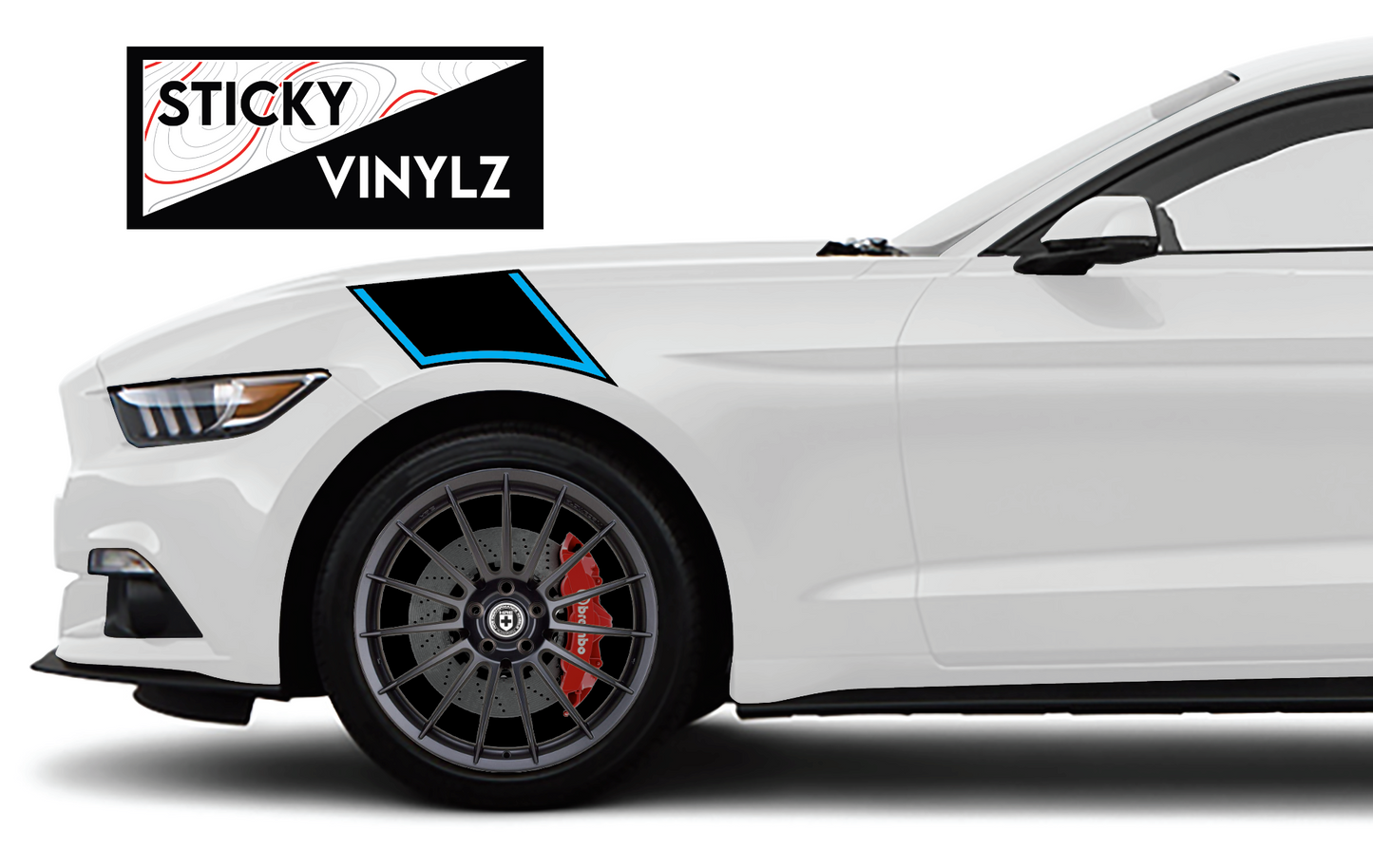 2015-2023 Mustang Front Hash Marks