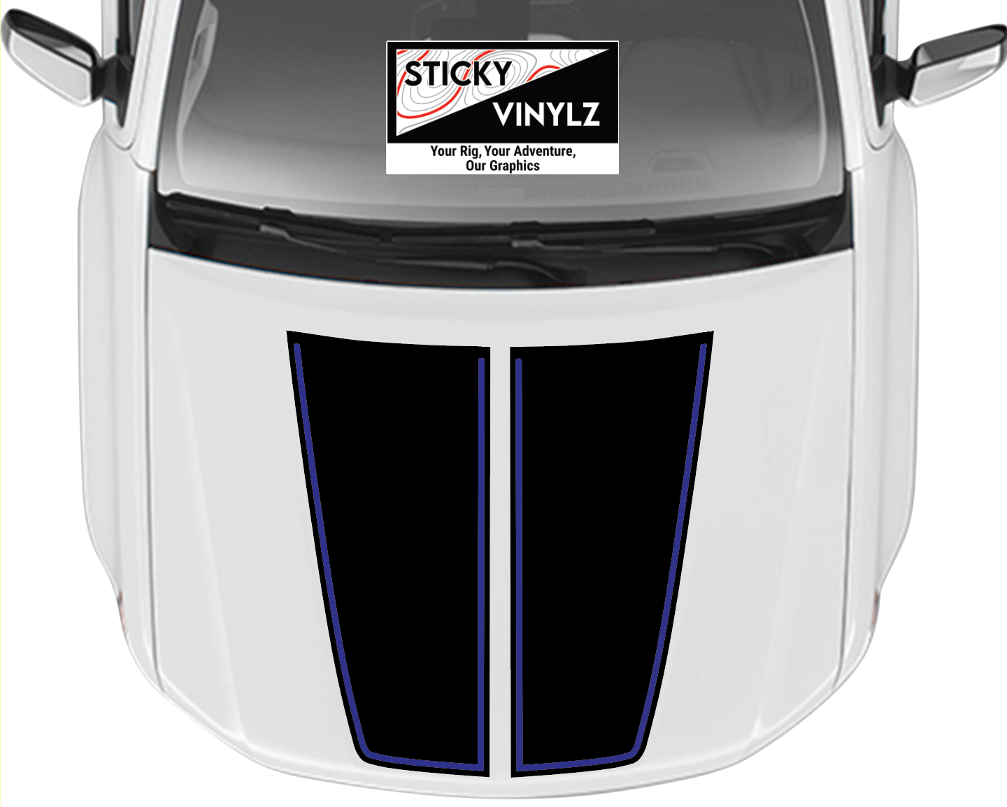 Hood Top Split Insert, Chevy Colorado 2015 - 2022