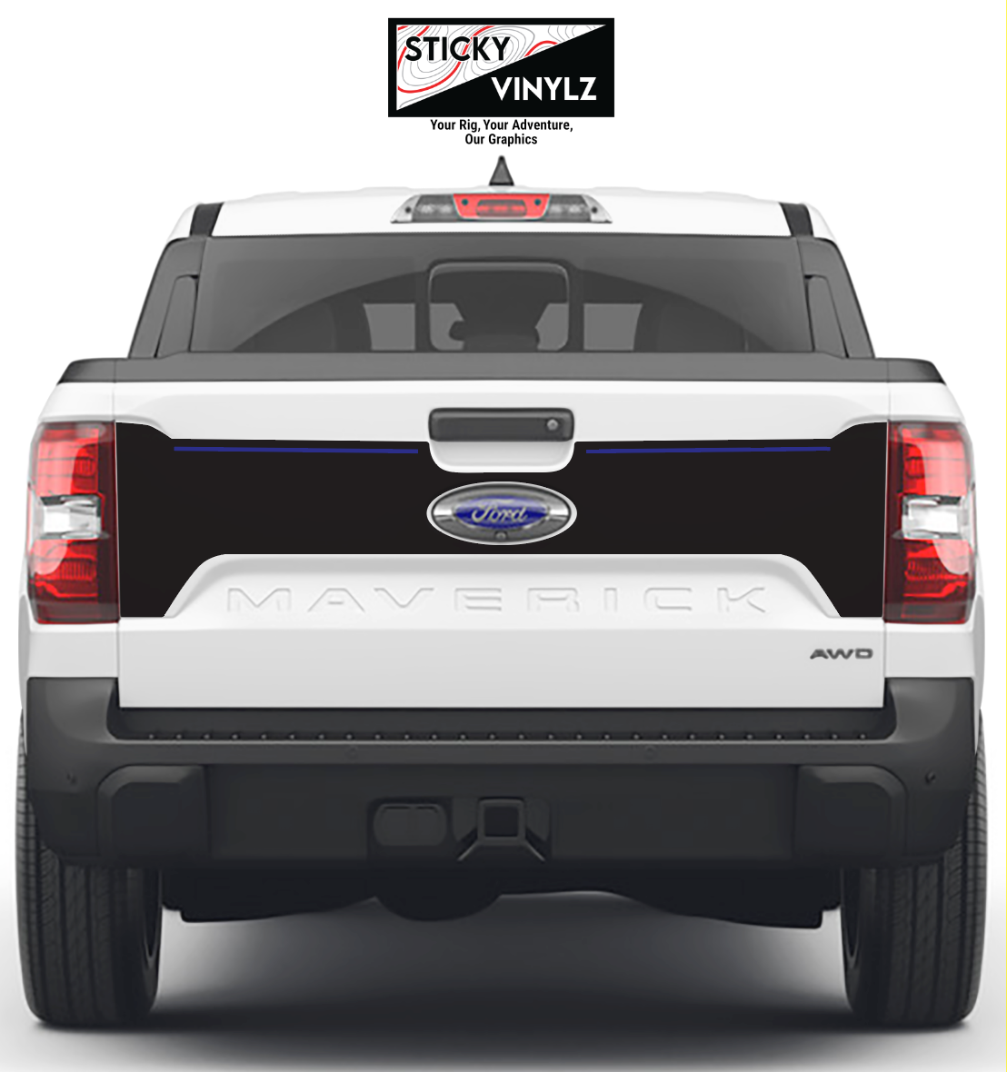 Tailgate Wrap Kit, Ford Maverick 2022+
