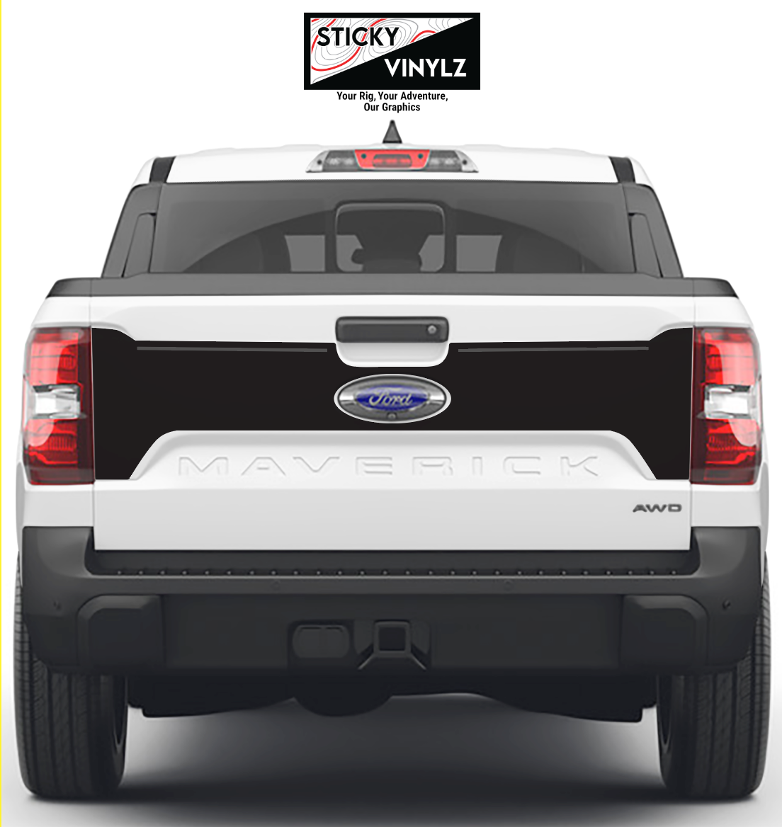 Tailgate Wrap Kit, Ford Maverick 2022+