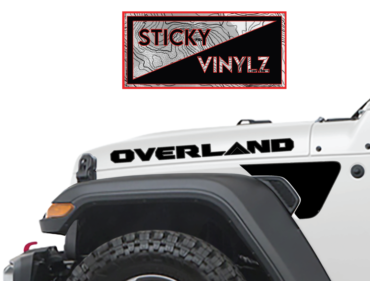 OVERLAND Hood Side Vinyl