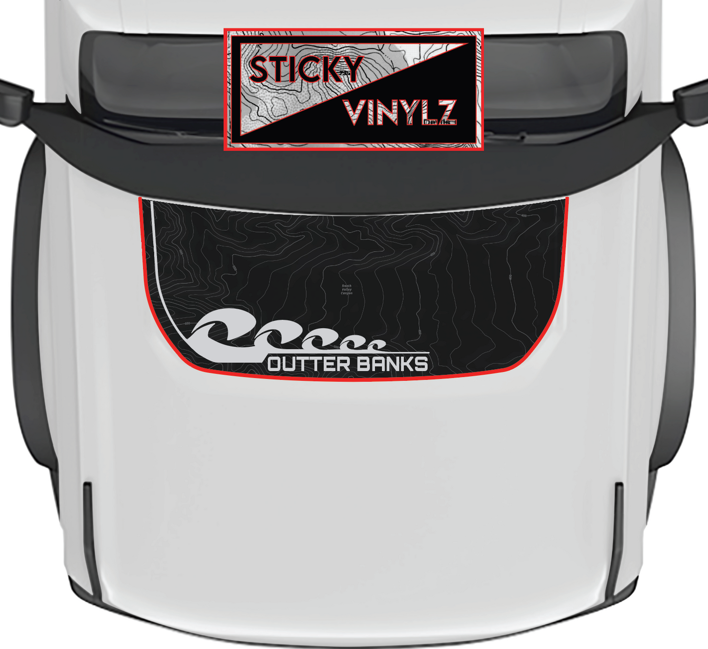 Bronco Rounded Hood Bump