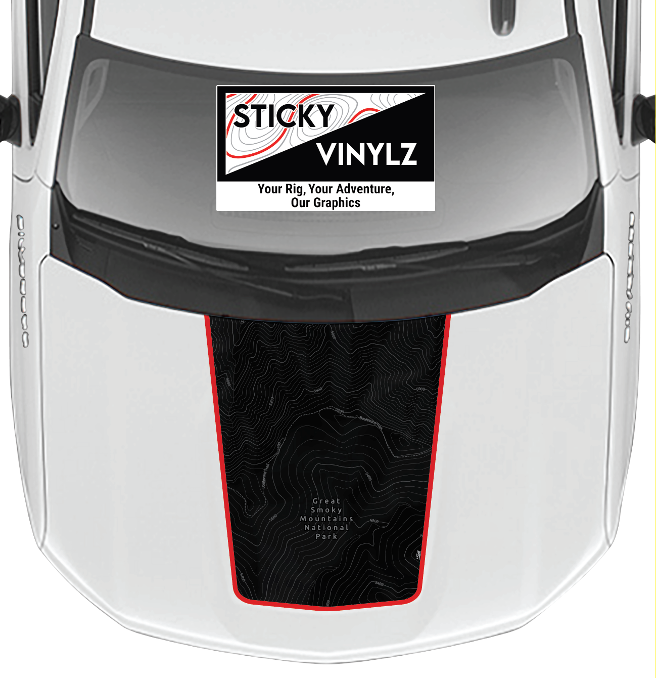 Hood Top Insert, Chevy Silverado 2019+