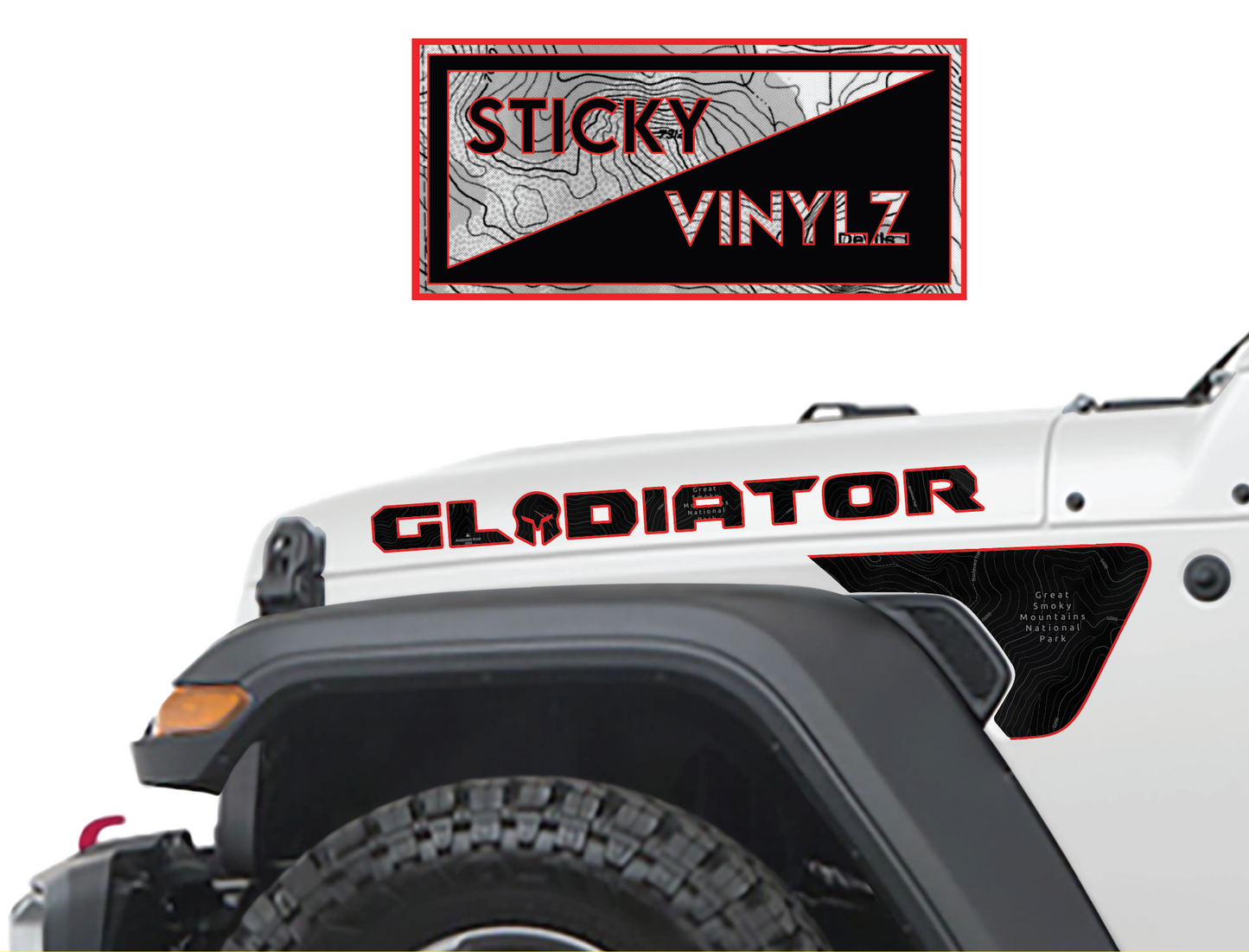 GLADIATOR Hood Side Vinyl