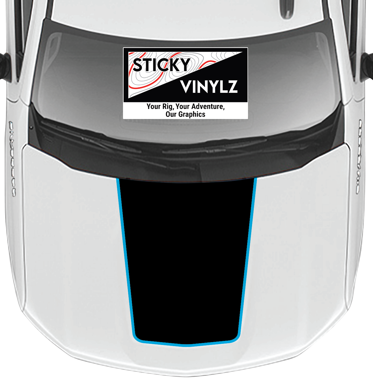 Hood Top Insert, Chevy Silverado 2019+