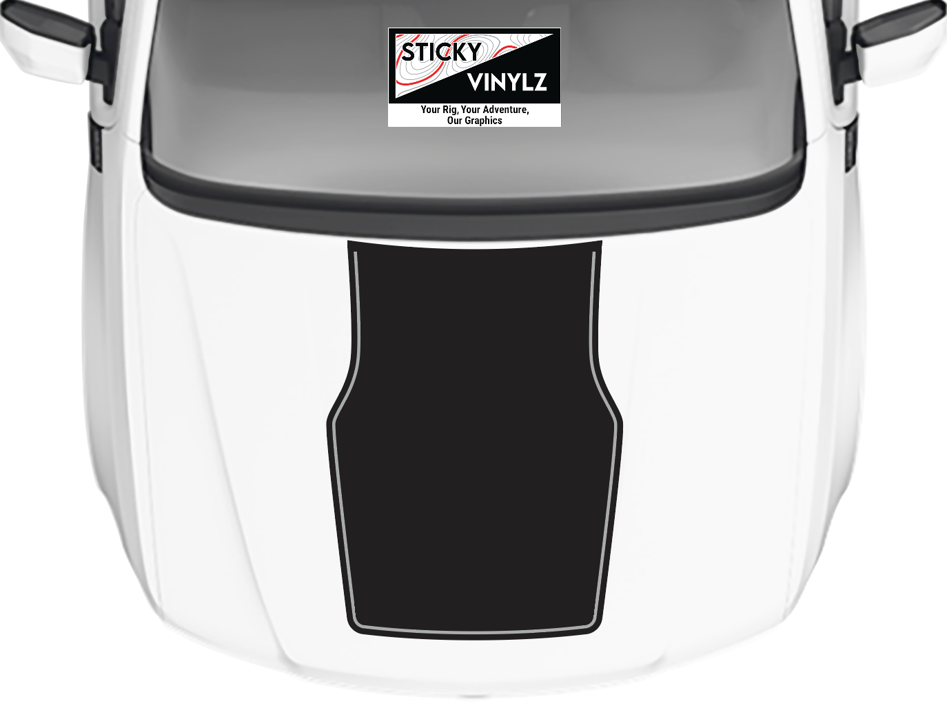 Hood Top Insert, 1x Piece, Ford Maverick 2022+