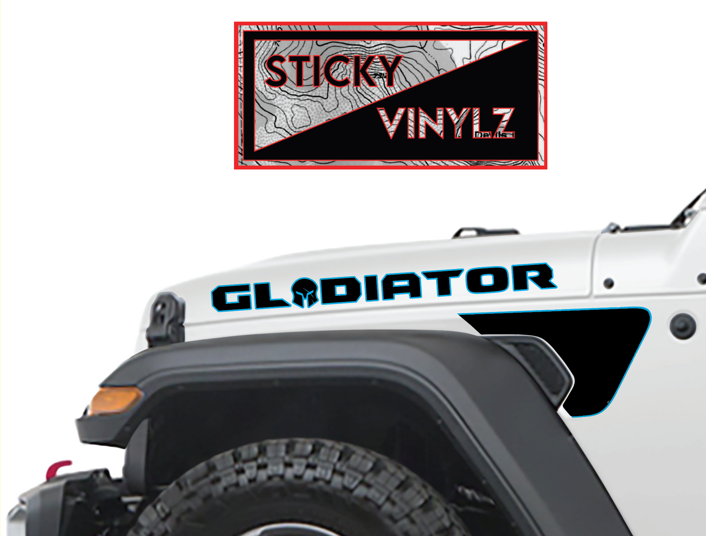 GLADIATOR Hood Side Vinyl