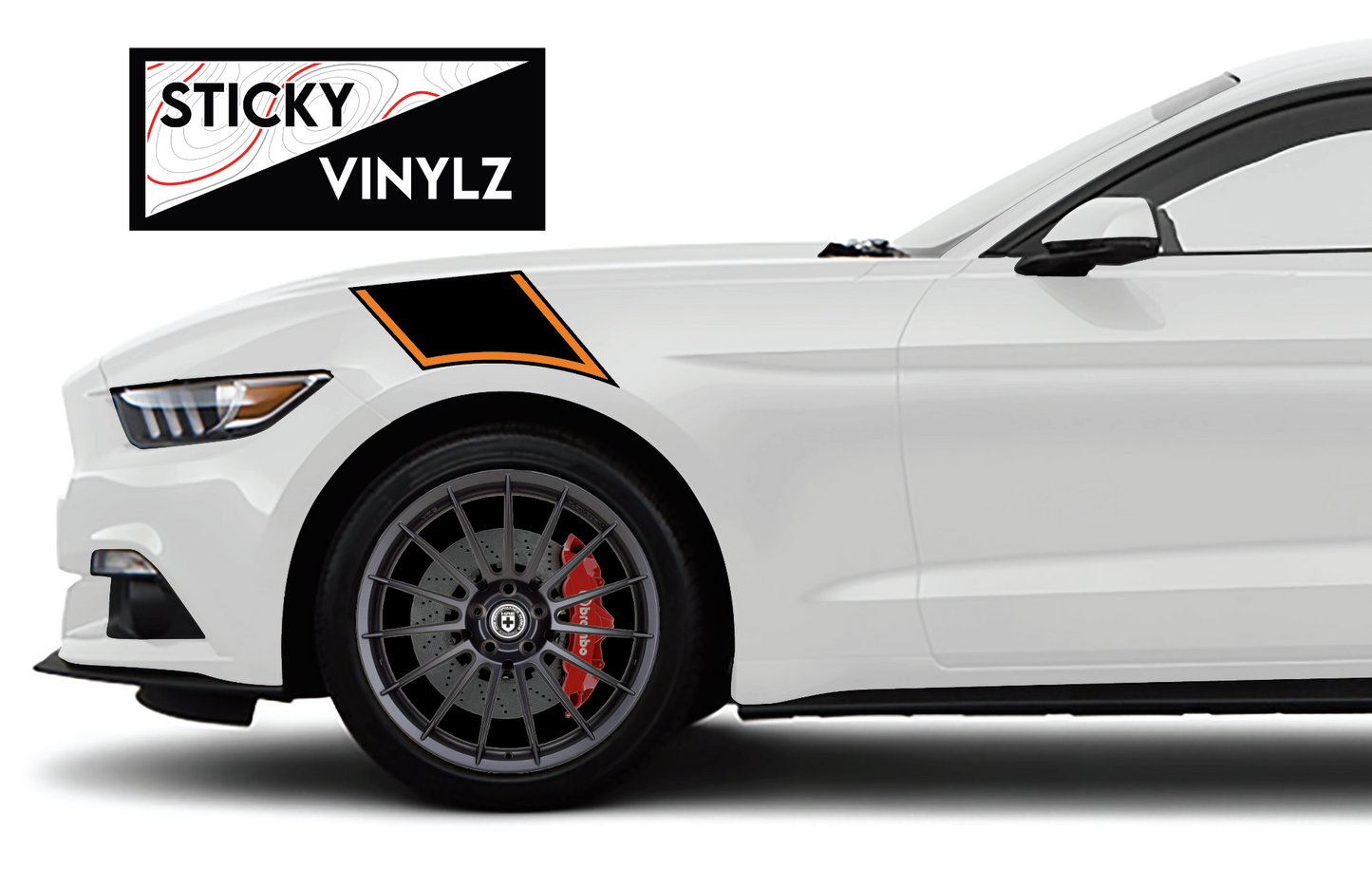 2015-2023 Mustang Front Hash Marks