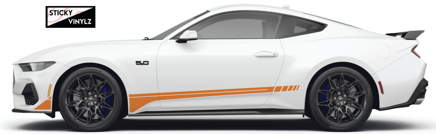 2024+ Mustang Raceway Bottom Rockers