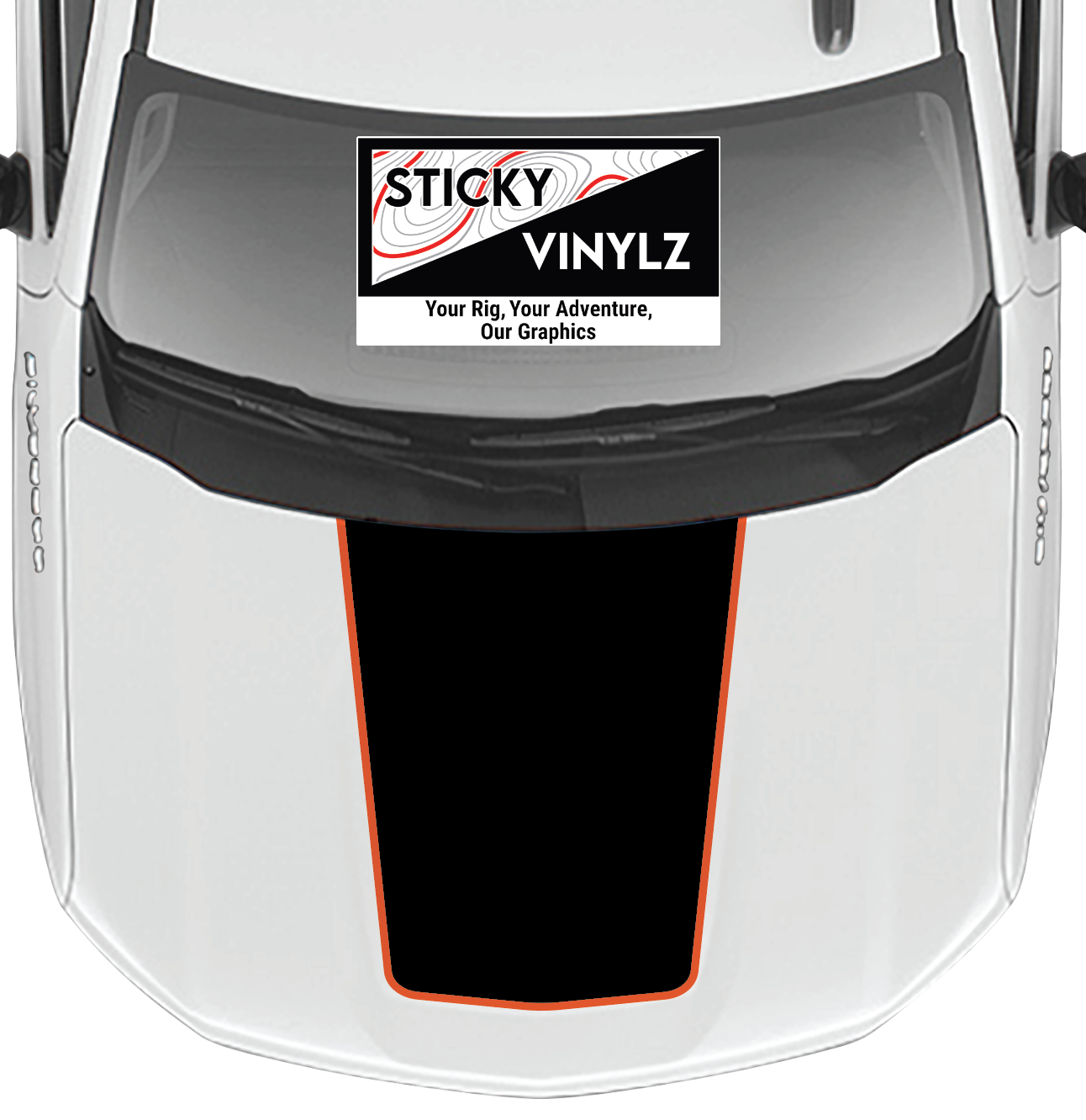 Hood Top Insert, Chevy Silverado 2019+