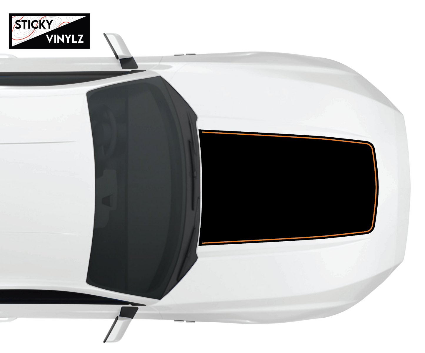 2024+ Mustang Non-GT Hood Insert w/Color Accent