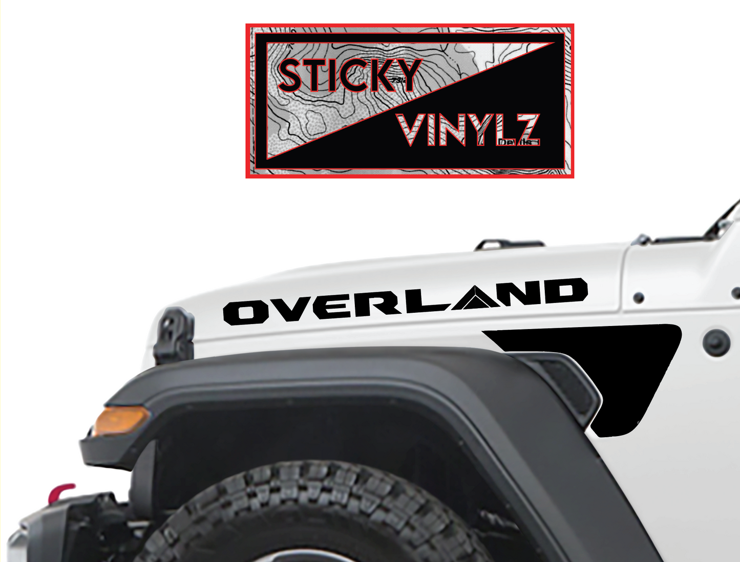 OVERLAND Hood Side Vinyl