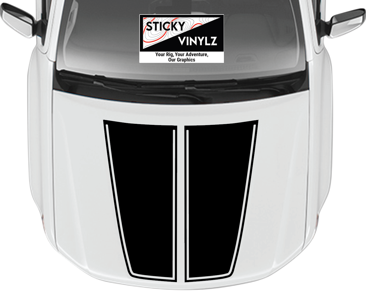 Hood Top Split Insert, Chevy Colorado 2015 - 2022