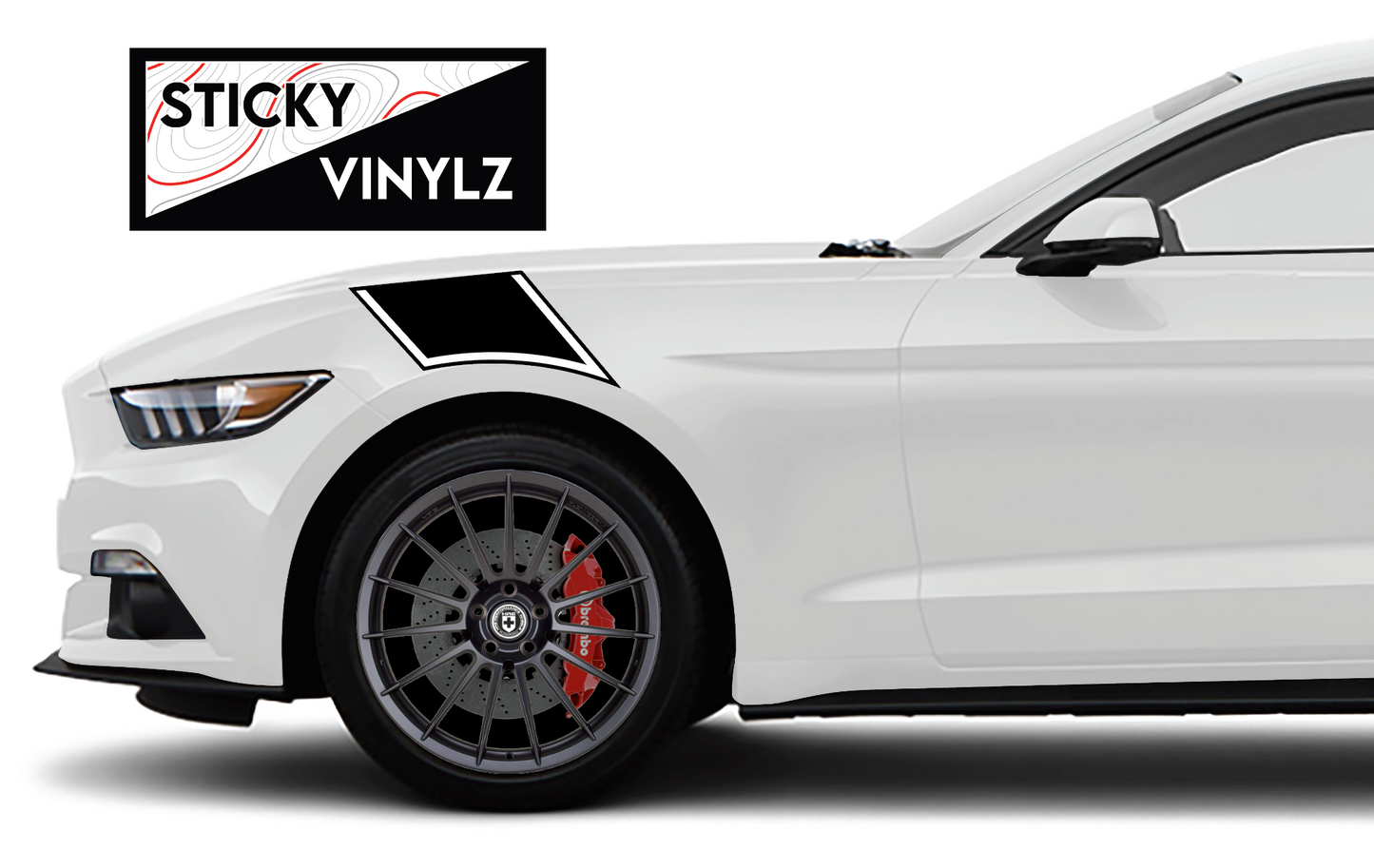 2015-2023 Mustang Front Hash Marks