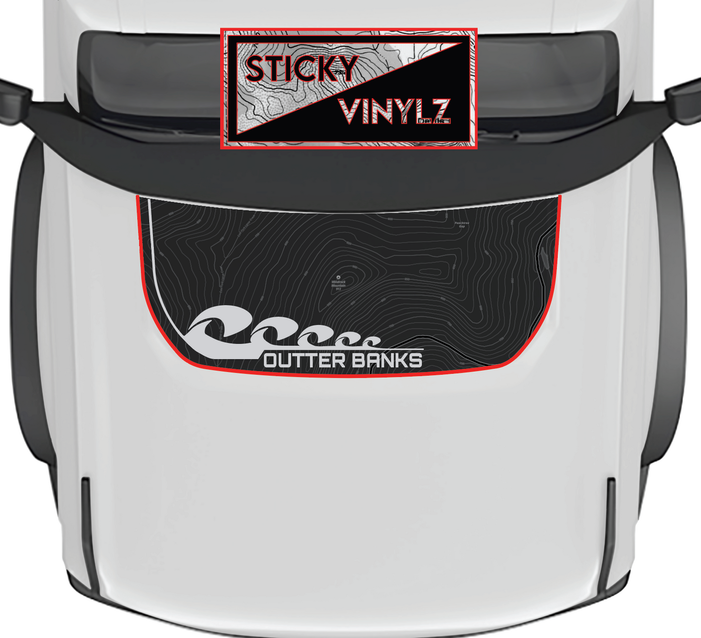 Bronco Rounded Hood Bump